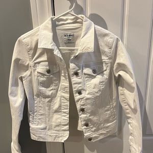 Old Navy White Denim Jacket